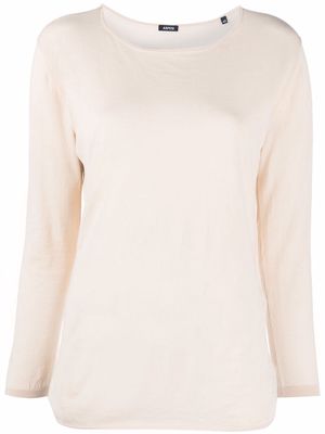 ASPESI long-sleeve fine-knit jumper - Neutrals