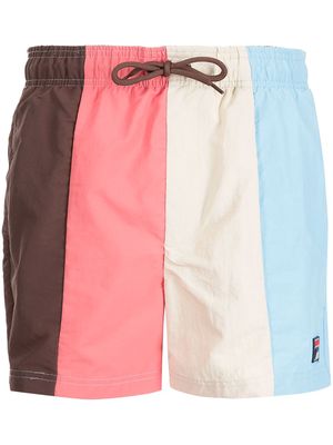 Fila colour-block swim shorts - Multicolour