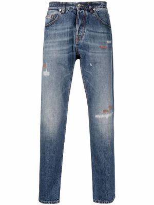 Eleventy distressed slim-fit jeans - Blue