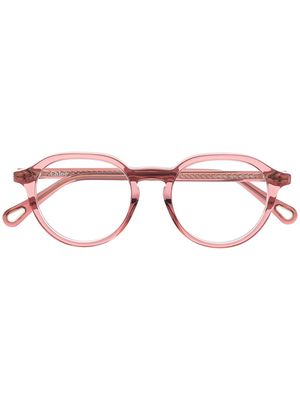 Chloé Eyewear round-frame glasses - Pink