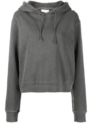 John Elliott Folsom distressed-effect hoodie - Black
