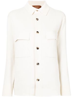 Agnona button-down cashmere cardigan - White