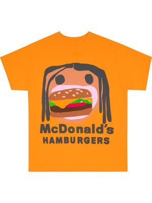 Travis Scott CPFM Burger Mouth T-shirt - Orange