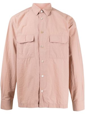 PAUL SMITH chest flap-pocket shirt - Pink