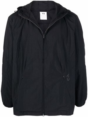 Y-3 hooded pullover jacket - Black