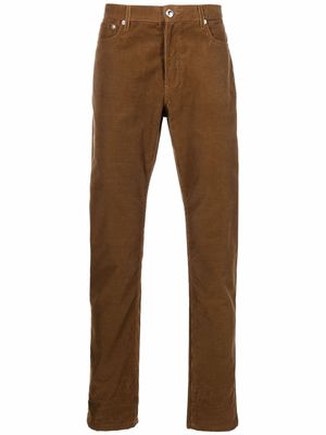 A.P.C. slim-fit corduroy trousers - Neutrals