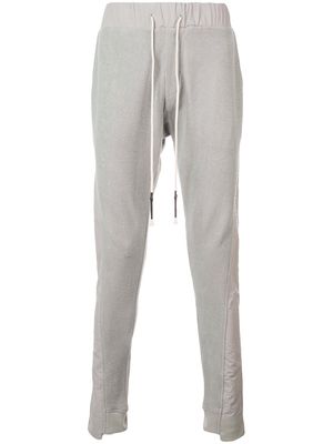 Mostly Heard Rarely Seen Asymmetrical seam track trousers - Green