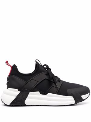 Moncler panelled chunky sneakers - Black