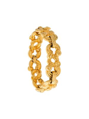 Sonia Rykiel Pre-Owned 1980s horseshoe motif bracelet - Gold