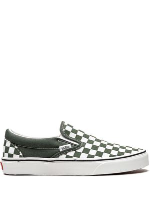 Vans Classic Slip-On "Checkerboard" sneakers - Green