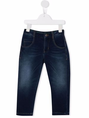 Lapin House mid-rise straight-leg jeans - Blue