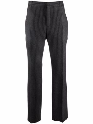Saint Laurent striped tailored trousers - Grey