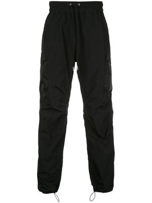John Elliott cargo pocket track pants - Black
