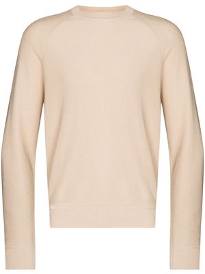 TOM FORD long-sleeved ribbed jumper - Neutrals