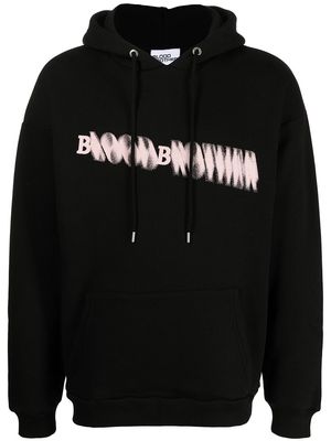 Blood Brother Clock Tower logo-print hoodie - Black