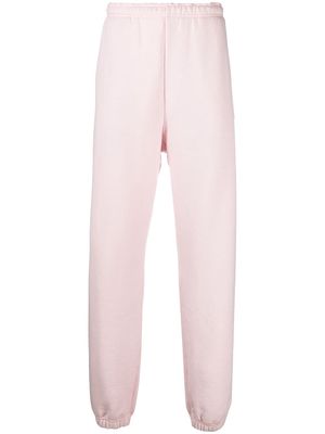 Marni bleached-effect tapered track pants - Pink
