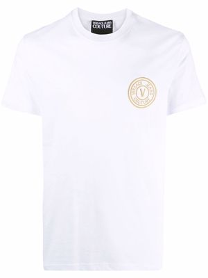 Versace Jeans Couture V-Emblem cotton T-shirt - White
