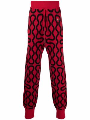 Vivienne Westwood abstract-print trousers - Red