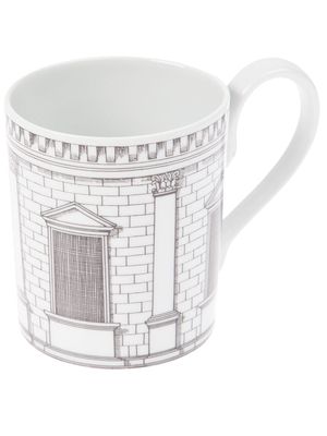 Fornasetti house mug - Grey