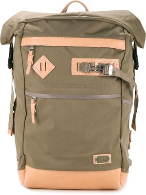 As2ov Ballistic nylon roll backpack - Green