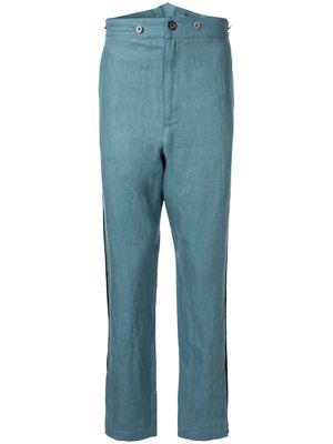 Maison Mihara Yasuhiro straight-leg tailored trousers - Blue