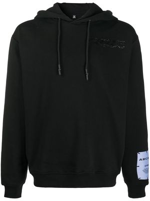 McQ Swallow Arcade patch hoodie - Black