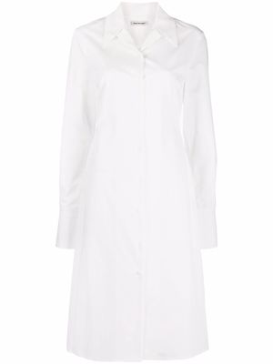 There Was One poplin mid-length shirtdress - White