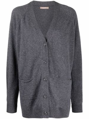 12 STOREEZ wool-cashmere cardigan - Grey