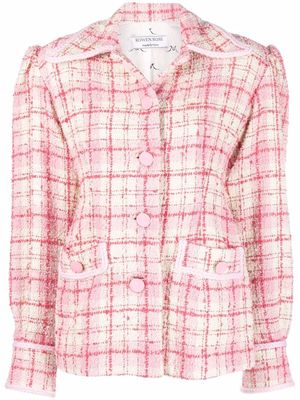 Rowen Rose tweed button-fastening jacket - Pink
