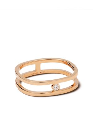 Vanrycke 18kt rose gold Charlie diamond ring - 18KT ROSE GOLD DIAMONDS