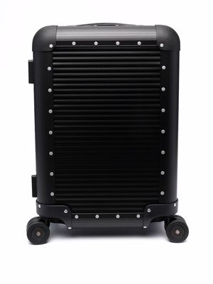 FPM Milano Spinner stud-embellished cabin suitcase - Black