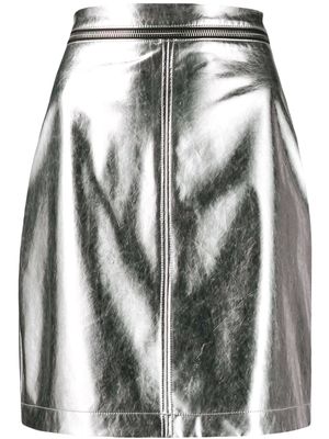 Philosophy Di Lorenzo Serafini fitted mini skirt - Silver
