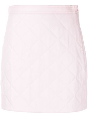 Burberry high-waisted quilted skirt - Pink