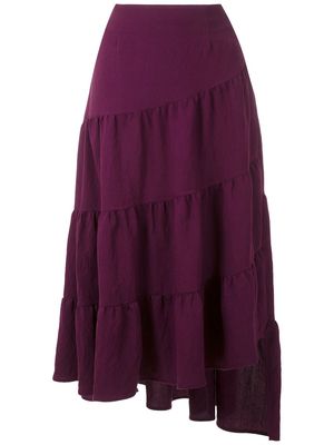 Olympiah Loyo midi skirt - Purple