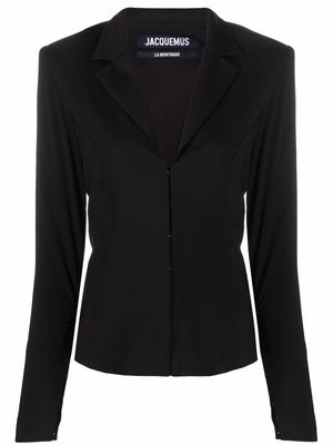 Jacquemus notched-lapel single-breasted jacket - Black