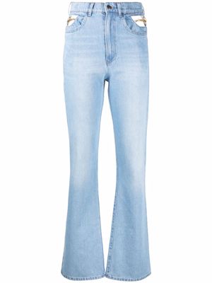 Seen Users high-rise flared jeans - Blue