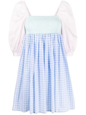 Pitusa printed babydoll dress - Blue