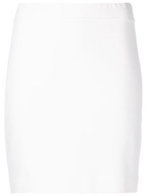 Rosetta Getty high-waisted bodycon mini skirt - White