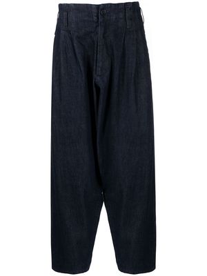 YMC Creole cropped trousers - Blue