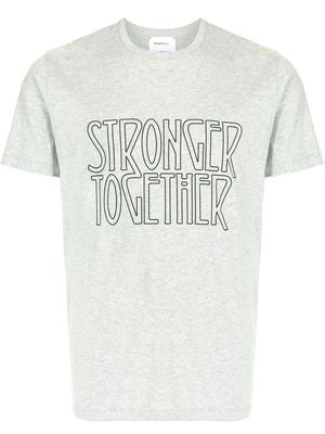 Ports V Stronger Together print T-shirt - Grey
