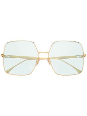 Fendi Eyewear oversized square-frame sunglasses - Gold