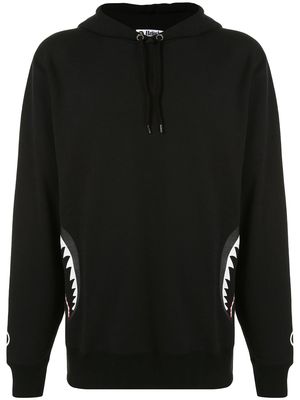 A BATHING APE® camouflage rear print hoodie - Black