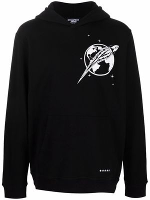Enterprise Japan logo long-sleeve hoodies - Black
