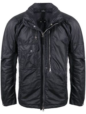Stone Island Shadow Project zipped fitted jacket - Black