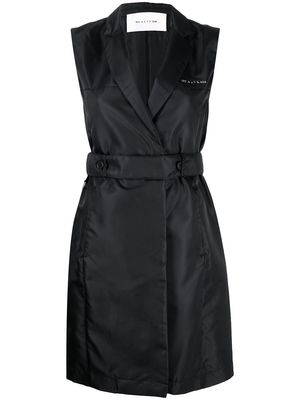 1017 ALYX 9SM logo-print tailored mini dress - Black