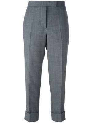 Thom Browne cropped tailored trousers - Grey