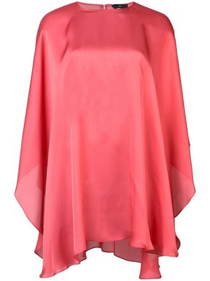 VOZ Chiffon Capelet blouse - Pink