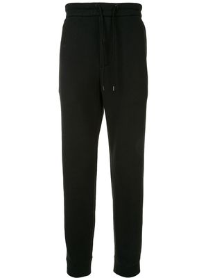 James Perse Terry plain track trousers - Black