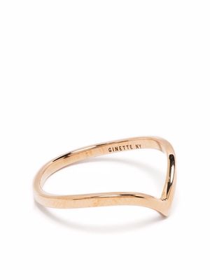 GINETTE NY 18kt yellow gold Wise ring