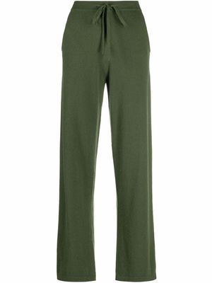Chinti and Parker wide-leg cashmere pants - Green